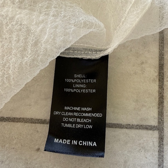 Cynthia Rowley Organza Pullover White Medium - Picture 7 of 11